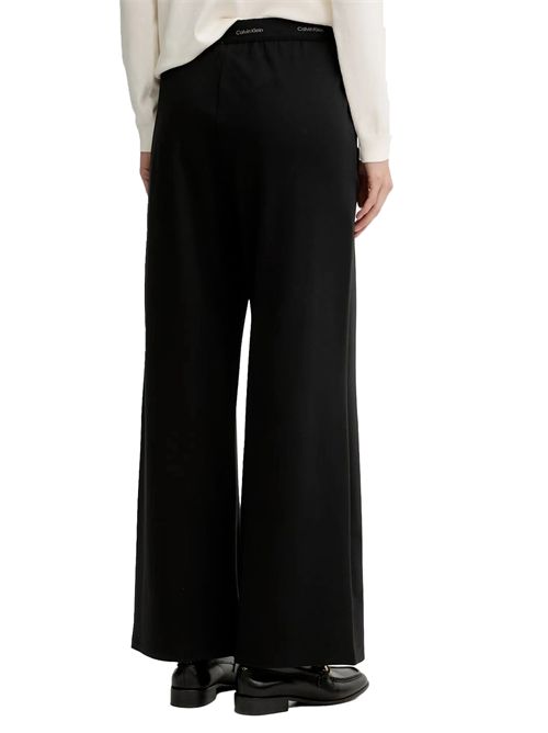 CALVIN KLEIN Pantaloni con cintura a logo Ponte CALVIN KLEIN | LV044E622GUB1